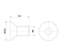 Vis, disque de frein TEXTAR TPM0006