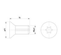 Textar Vis disque de frein avant pour DS DS7 Crossback, Acura MDX (YD2)