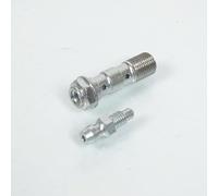 Vis double de raccord banjo durite de frein avec purgeur M10x1.0 FE pour moto