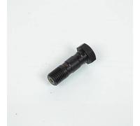 Vis double de raccord banjo noire M10x1.25 FE compatible avec durite de frein moto scooter