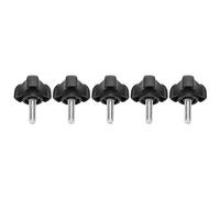 Vis du Pouce M6, 5pcs M6 Boutage à Main 20 Mm Vis de Serrage Triangulaire Fer de Serrage à Main
