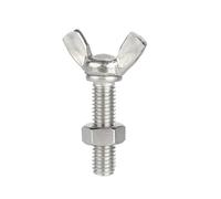 Vis, écrous à oreilles, Ensemble de boulons et d'écrous en acier inoxydable 304, kit vis à oreilles serrage manuel griffes