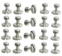 Vis en acier 3/20,3 cm trépied Quick Release QR plate Camera Flathead logement inoxydable SS Idéal pour Manfrotto/Sachtler