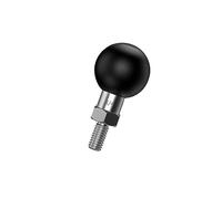 Vis en acier inoxydable 1/4" avec support à bille 1" pour rétroviseur de moto - Bras de connexion compatible Ram Mount - Support de téléphone portable pour moto (1/4-01)