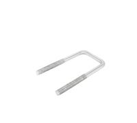 Vis en acier inoxydable 304 en forme de U/Collier de fixation à angle droit en forme de U for tube carré M6M8M10M12(1pcs M10x60x150)