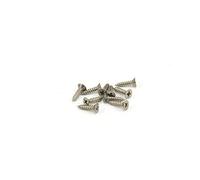 Vis en Acier Inoxydable Pour L'Artisanat, Le Bricolage, la Construction et Les Aimants Contre-Jacent - Tête de 6mm dia x 2,9mm dia Fil x 13mm de Long - Pack de 200