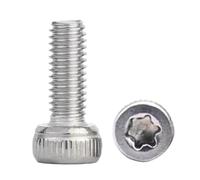 Vis en acier inoxydable, Vis en acier inoxydable, vis Torx 304, M2, 5 M3 M4 M5, boulon à tête creuse six lobes, 20 pièces, M4x20mm(M5x25mm)