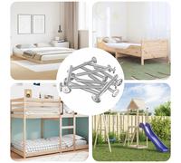 vidaXL Vis en bois 2 pcs Argenté M6 x 70 mm Acier