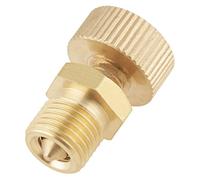 Vis en Laiton de Valve de Purge d'Air 10 x 1mm Walfront Vis de Purge en Laiton pour des Accessoires de Pompe Electrique à Pression Haute 1pcs