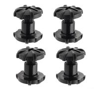 Vis en plastique pour panneau de plongée Noir Filetage 6 mm | Construction en plastique, longueur de 20 mm, filetage de 6 mm, ajustement sûr, lot de 4, finition noire