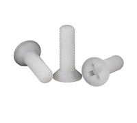 Vis Ensemble de vis Lot de 20 à 50 vis à tête fraisée Phillips noires/blanches M2/M2.5/M3/M4/M5/M6/M89(White,M8x15mm)