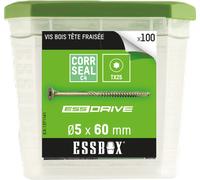 Vis ESSBOX SCELL-IT à bois - Ø5 mm x 60 mm - Boite de 100 - EX-1371141