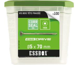 Vis ESSBOX SCELL-IT à bois - Ø5 mm x 70 mm - Boite de 100 - EX-1371161
