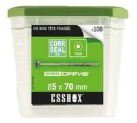 Vis ESSBOX SCELL-IT à bois - Ø5 mm x 70 mm - Boite de 100 - EX-1371161 Bois G