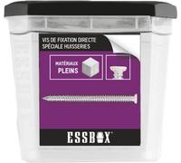 Vis ESSBOX SCELL-IT Béton - RAL9016 - Ø7,5 mm x 152 mm - Boite de 50 - EX-91153975152