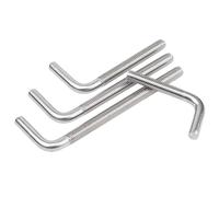 Vis et boulons d'ancrage en L acier inoxydable 304, supports à angle droit M4-M12 for meubles, montage encadrement(M10*100 [1 piece])