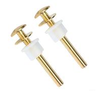 Vis et boulons de fixation pour couvercles de toilettes, fixations métalliques conçues pour fournir un ajustement sûr et stable sur la plupart des modèles de toilettes standard