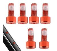 Vis et Boulons pour Porte-Bidon 6 Pièces Support Fixation Équerre Rack | Vis M5 pour Porte-Bidon de Vélo Pour Vélo de Route et VTT Hommes Femmes Cyclisme Équerre S