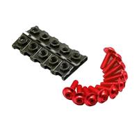 Vis Et Écrous Compatible Avec YAMAHA Pour V-MAX1200 Pour FZ-1N Pour FZ-6N 10 Pièces 6 Mm Boulons De Carénage De Carrosserie De Moto Clips De Fixation De Flèche Vis Boulons Écrous
