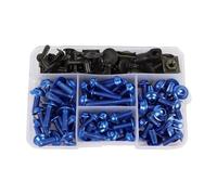 Vis Et Écrous De Carénage pour Moto pour Suzuki RF 600R 900R RG125 F Gamma RG150 RGV250 SV 1000 S 650 A F S SF TL 1000R 1000S Boulons et Vis(Bleu)
