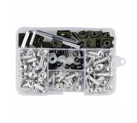Vis et écrous Pour CR80 CR85 CR125 CR250 CR450 CR480 CR500 155 Pièces Moto Rondelles Écrous Vis Assortiment Moto Fixations Boulons Écrou Clips Kit
