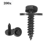 Vis Et Rondelle Taraudeuses Autotaraudeuses À Tête Hexagonale Pour Voiture,Garde-Boue De Sous-Plateau,Vis De Roue,Clips De Fixation Pour Bmw,8mm,4.8x19mm - Type 200pcs