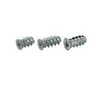 Vis euro de fixation Ø 6.3x10.5 mm HETTICH - Tête fraisée plate - Empreinte PZ - Acier zingué - 51264