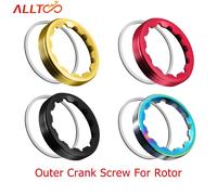 Vis extérieures ALLTOO pour bras de manivelle de vélo ROTOR, vis auto-extractible 24MM 30MM, vis de blocage Aldhu Vegast noir