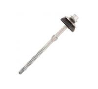 Vis fibres-ciment sommet onde support bois SCELL-IT - Ø6.5x130 mm TH8 - Acier galva - Sachet de 100 - FTW-65130GC bois