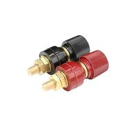 Vis filetées for bornes de connexion de fils M5, M6, M8 et M10, noires et rouges, ensemble de pinces à souder for onduleur, alimentation électrique, connexion de bornes de batterie(M6 Set,5 pairs)