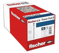 Vis - FISCHER - PowerFast FPF II CZP - 3,0x40 mm - Tête fraisée - Zingué blanc - Boîte de 200