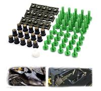 Vis Fixation Carenage Pour CBR 600 F4i F4 F3 F2 250 1100xx CBR250R CBR300R CBR500R Vis De Carrosserie Boulons Et Écrous Pare-brise Moto(Green)
