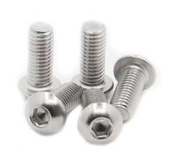 Vis for tête hexagonale for six pans creux en acier inoxydable 304 A2-70 M1,6 M2 M2,5 M3 M4 M5 M6 M8 M10 L = 3-50 mm(25mm,M3 20pcs)