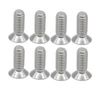 Vis for Volvo for Vauxhall for Seat for Saab for Kia for Hyundai disque de retenue de disque de rotor de frein avant arrière à douille hexagonale boulon fraisé en acier inoxydable(8pc)