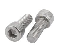 Vis fraisée à empreinte hexagonale SOURCING MAP 2pcs M8x20mm Vis Filetage à Gauche Tête Creuse Boulon Inox 304
