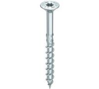 Vis HECO-Topix-Plus - Ø5x60mm - Tête Fraisée à poches de fraisage - Filetage Partiel - T20 - Boite de 200 - 60929 G