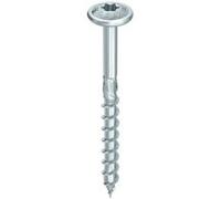 Vis HECO - Topix Plus - Acier zingué blanc - Tête ronde large