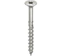 Vis HECO-Topix-Plus - Ø8x100mm - Tête Fraisée à poches de fraisage - Filetage Partiel - T40 - Boite de 100 - 61851 G