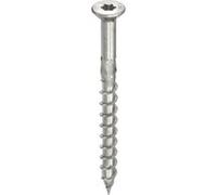 Vis HECO-Topix-Plus Inox pour terrasse - Ø5x80mm - Tête Fraisée avec nervures de fraisage - Filetage Partiel - T20 - Boite de 200 - 61925 G