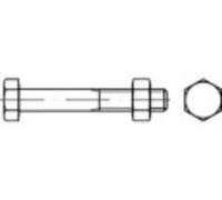 Vis hexagonale TOOLCRAFT 110657 50 pc(s) M10 160 mm tête hexagonale 6 pans extérieurs acier N/A