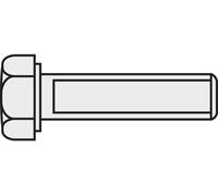 Vis hexagonale TOOLCRAFT 222528 10 pc(s) M3 20 mm tête hexagonale 6 pans extérieurs laiton N/A
