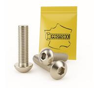 Vis Inox À Métaux Tête Bombee Six Pans Creux M5 x 40mm : 20pcs (TBHC) | Hexagonale Cylindrique - Acier Inoxydable Metal A2 | Visserie Bricolage Réparation Pour Usage Exterieur-Interieur