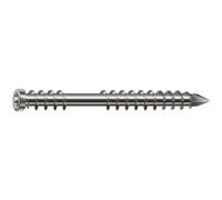 Vis inox A2 pour terrasse bois - double filet - 5 x 50 mm - 500 pièces SPAX