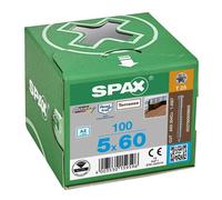 SPAX 0537000500603 R 88192 Zylinderkopf T-STAR Vis à bois 5 mm 60 mm T-STAR plus acier inoxydable A2 100 pc(s)