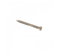 Boîte 200 Vis terrasse tête bombée inox A4 Brun Torx ACTON - Double filet 5x50 - 643245X50BRUN