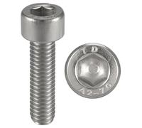 Vis INOX M4x16 mm tête cylindrique BTR Ø 4x16 mm | Vis M4 x 16mm CHC à 6 pans creux (clé allen) | Acier Inoxydable A2-70 (V2A/304) | ISO 4762 / DIN 912 : LOT DE 5 Pcs - ProRaje