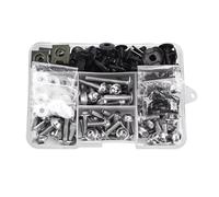 vis inox Pour CBR600 CBR600F CBR600F2 Cbr600f3 CBR600F4 CBR600F4I CBR600RR M6 Pour M5 Kit Boulons Carénage Moto Vis Ecrou