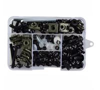vis inox Pour CR80 CR85 CR125 CR250 CR450 CR480 CR500 155 Pièces Moto Rondelles Écrous Vis Assortiment Moto Fixations Boulons Écrou Clips Kit