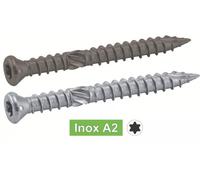 Vis inox pour terrasse bois Double filet ACTON