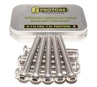 Vis Inox Tête Bombee Six Pans Creux M6 x 50mm : Boite 10pcs (TBHC) | À Métaux Hexagonale - Acier Inoxydable Metal A2 | Visserie Quincaillerie Bricolage Réparation Pour Usage Exterieur-Interieur